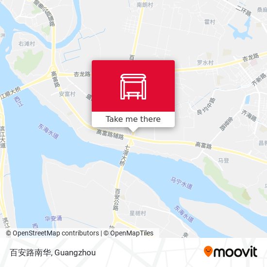 百安路南华 map