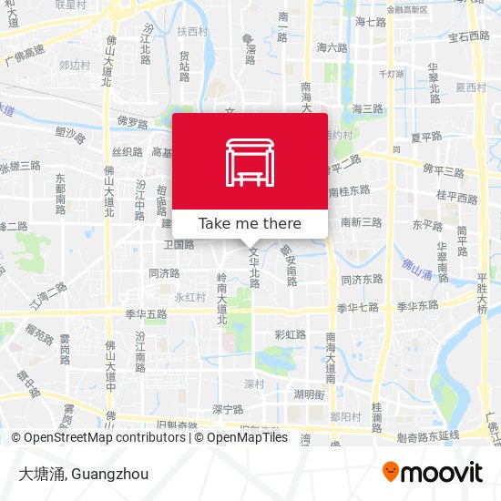 大塘涌 map