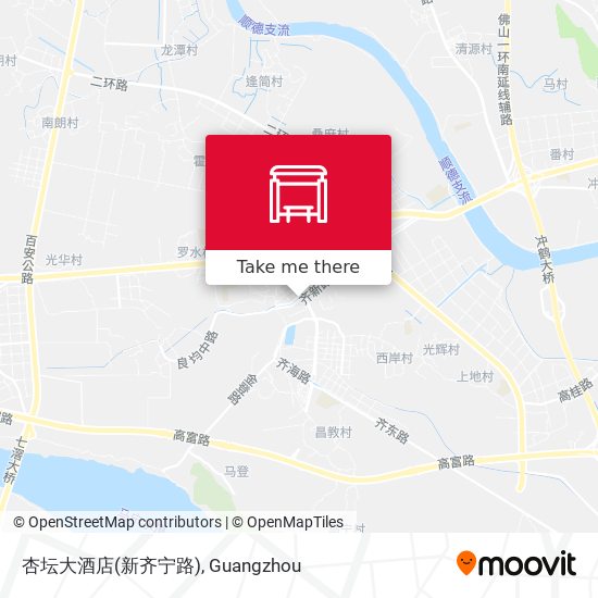 杏坛大酒店(新齐宁路) map