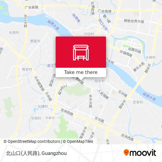 北山口(人民路) map
