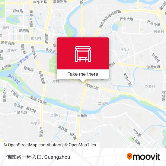 佛陈路一环入口 map