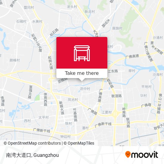 南湾大道口 map