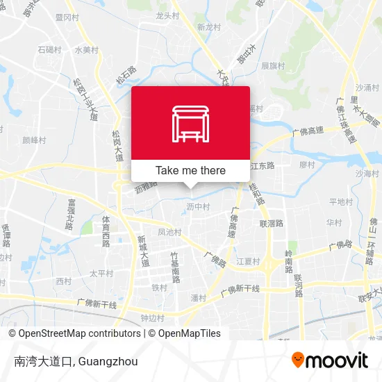 南湾大道口 map