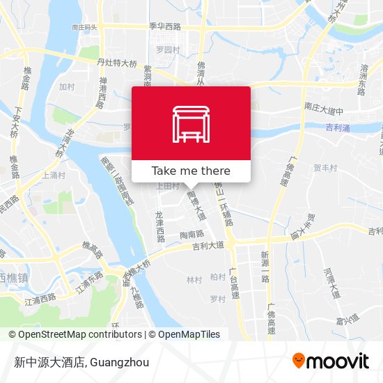新中源大酒店 map