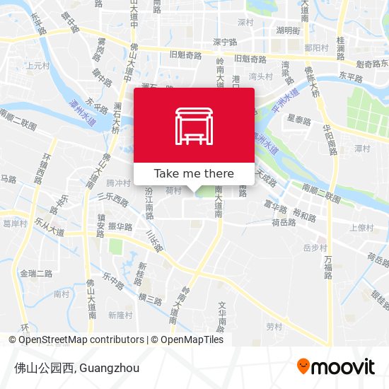 佛山公园西 map
