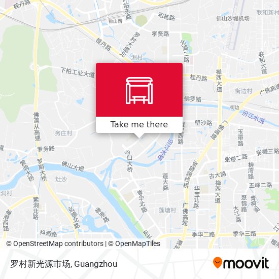 罗村新光源市场 map