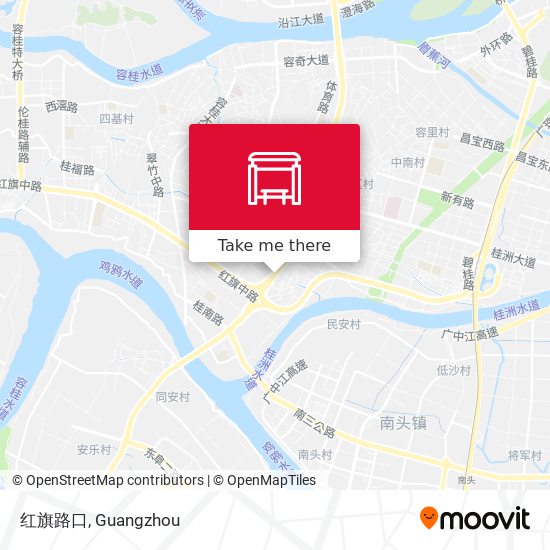 红旗路口 map