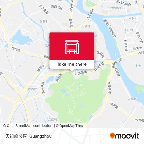 天镇峰公园 map