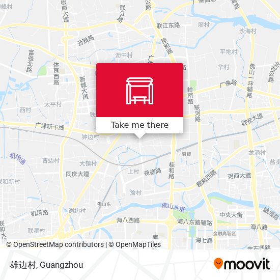 雄边村 map