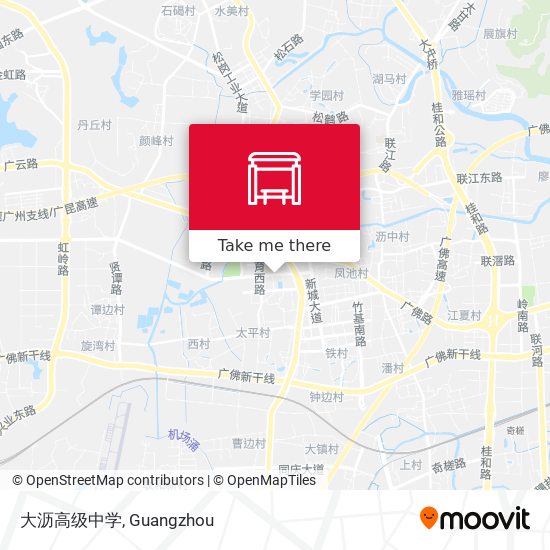 大沥高级中学 map