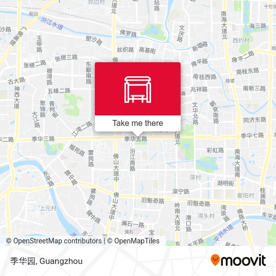 季华园 map
