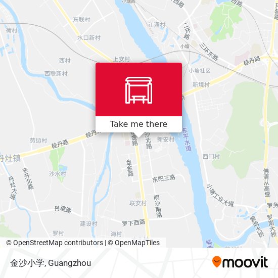 金沙小学 map