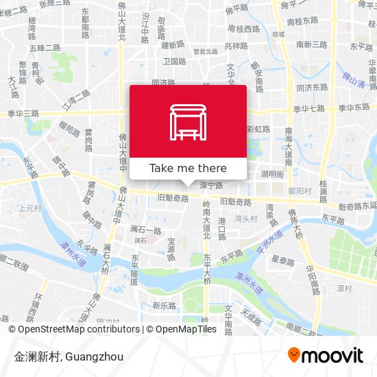 金澜新村 map