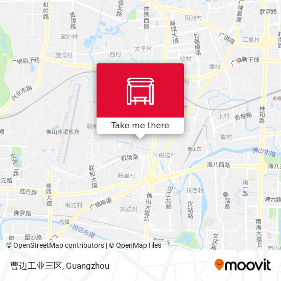 曹边工业三区 map