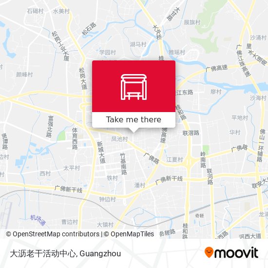 大沥老干活动中心 map