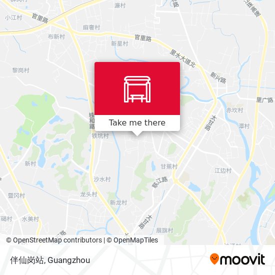 伴仙岗站 map