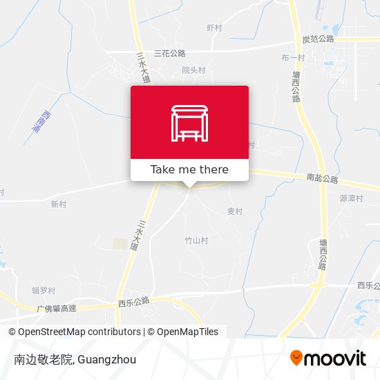 南边敬老院 map