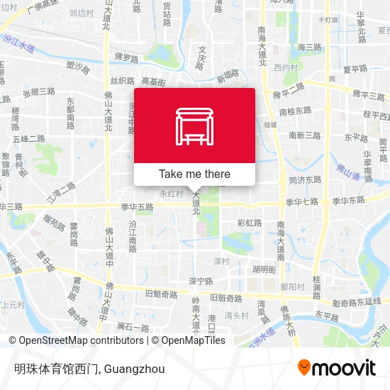 明珠体育馆西门 map