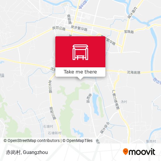 赤岗村 map