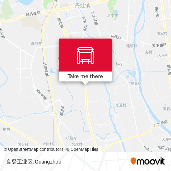 良登工业区 map