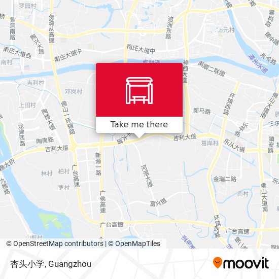 杏头小学 map