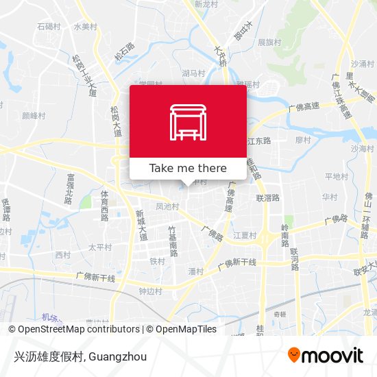 兴沥雄度假村 map