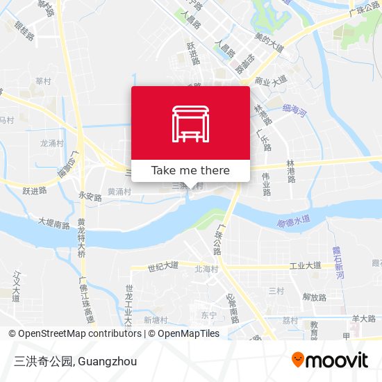 三洪奇公园 map