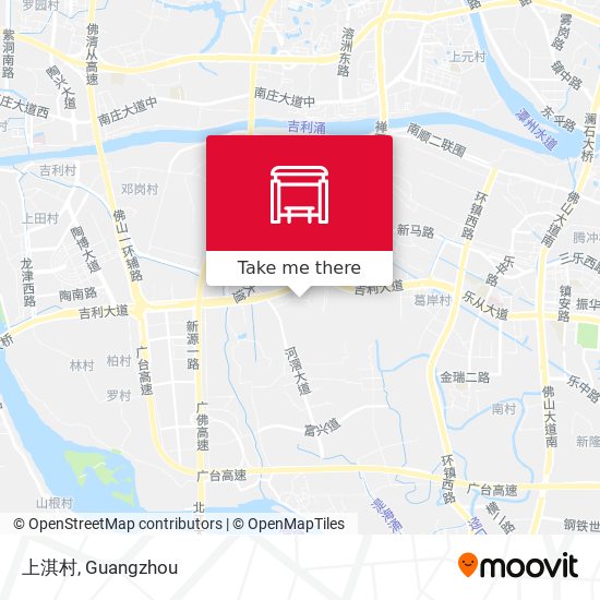 上淇村 map