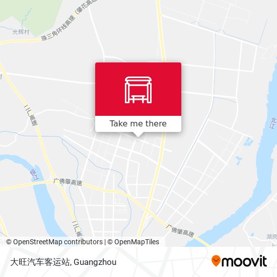 大旺汽车客运站 map