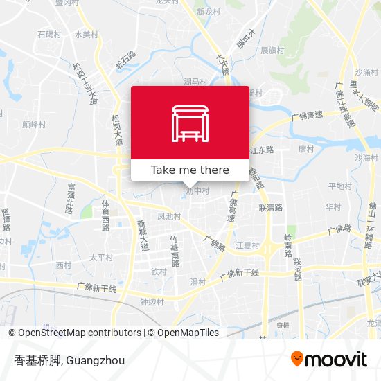 香基桥脚 map