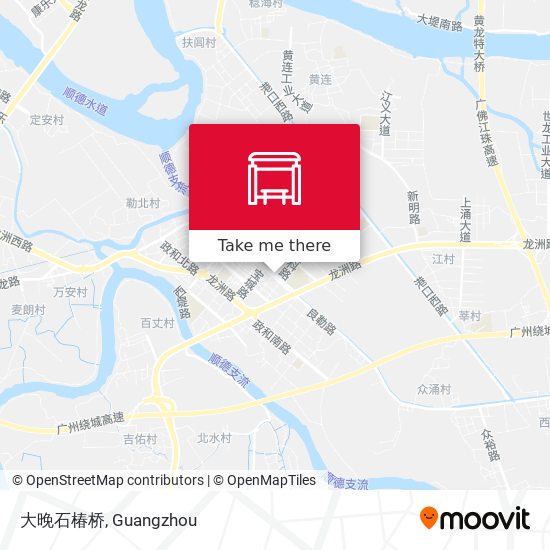大晚石椿桥 map