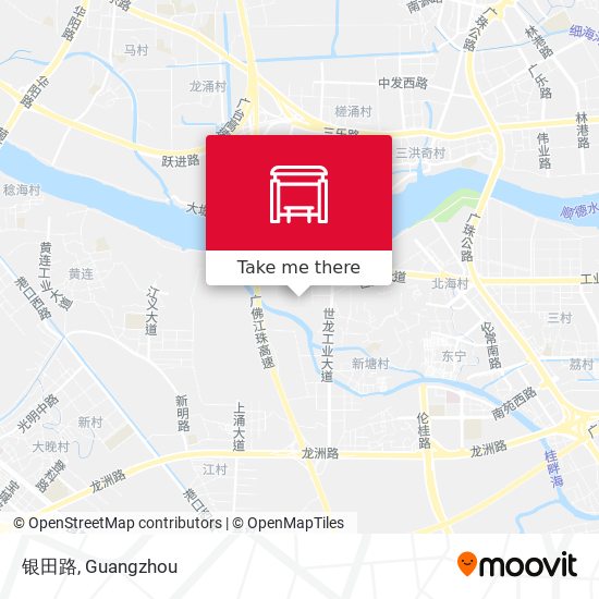 银田路 map