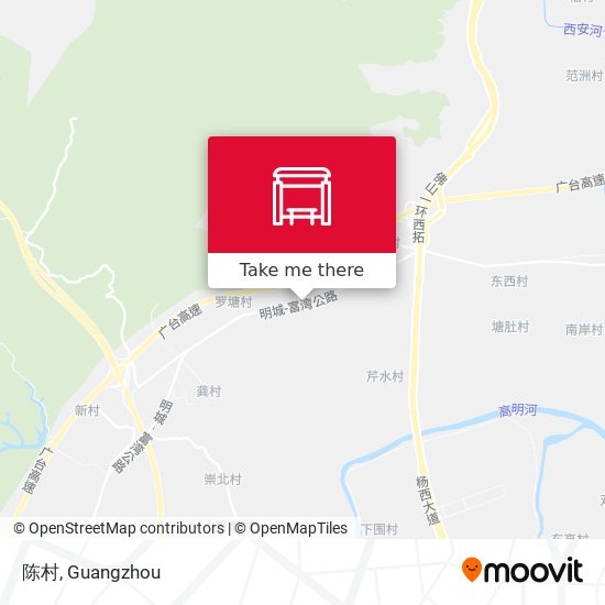 陈村 map