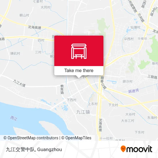 九江交警中队 map