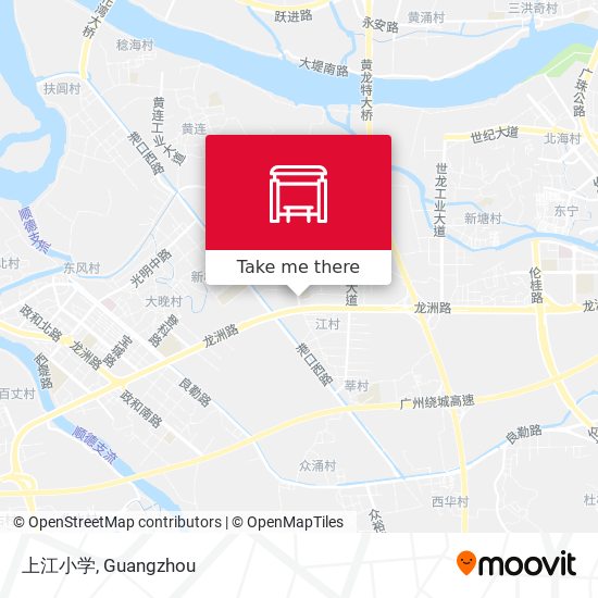 上江小学 map