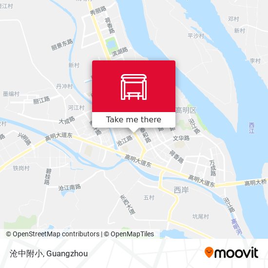 沧中附小 map