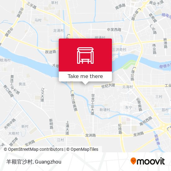 羊额官沙村 map