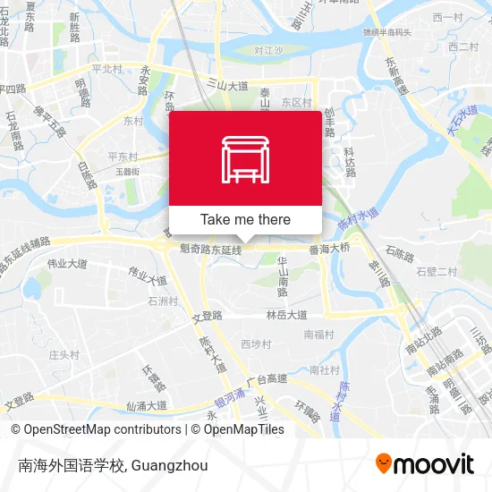 南海外国语学校 map