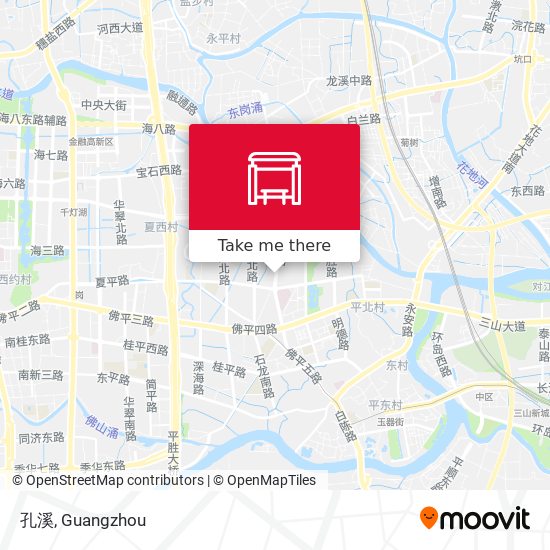 孔溪 map