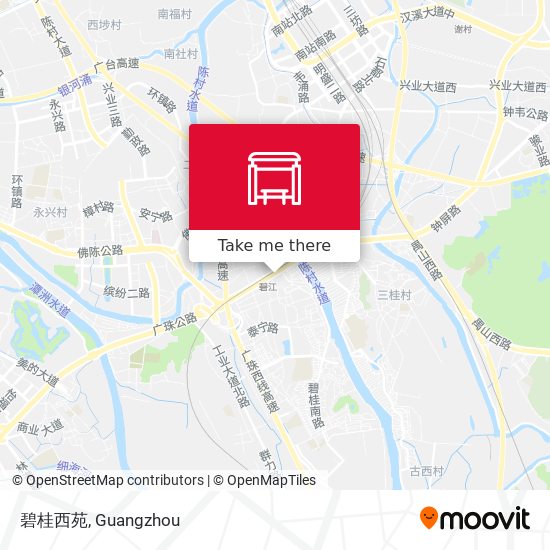 碧桂西苑 map