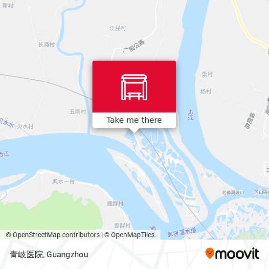 青岐医院 map