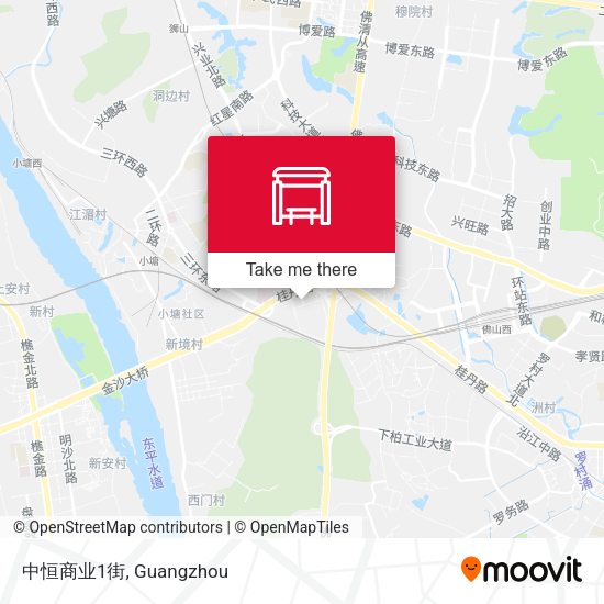中恒商业1街 map