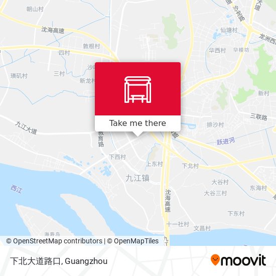 下北大道路口 map