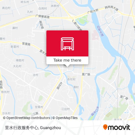 里水行政服务中心 map