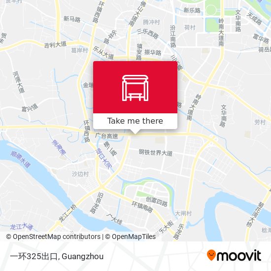 一环325出口 map