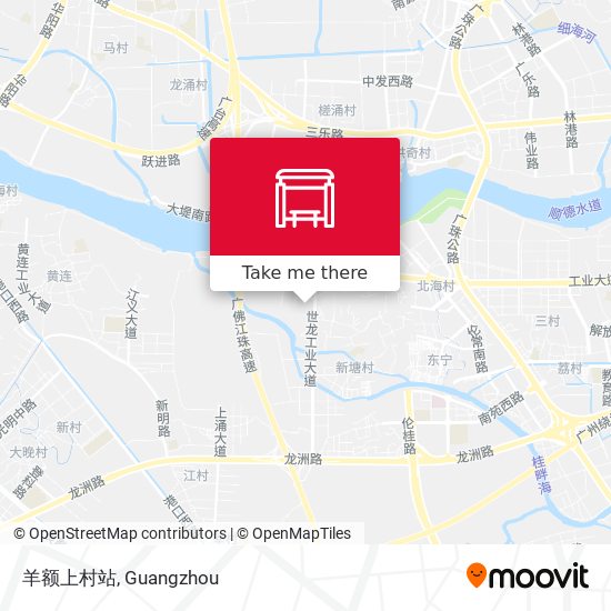 羊额上村站 map
