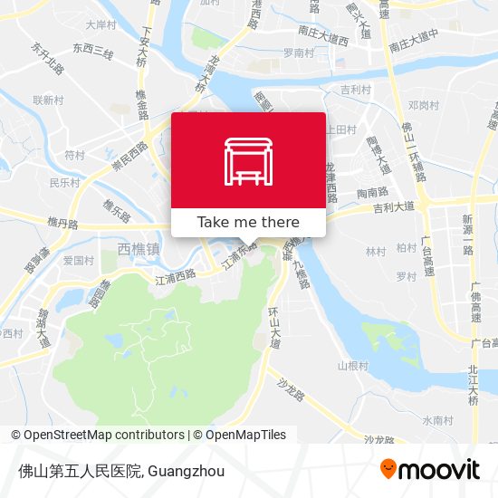 佛山第五人民医院 map