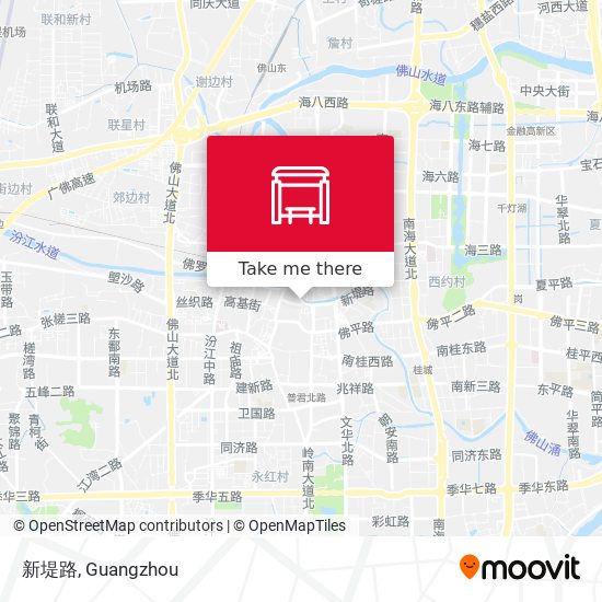 新堤路 map