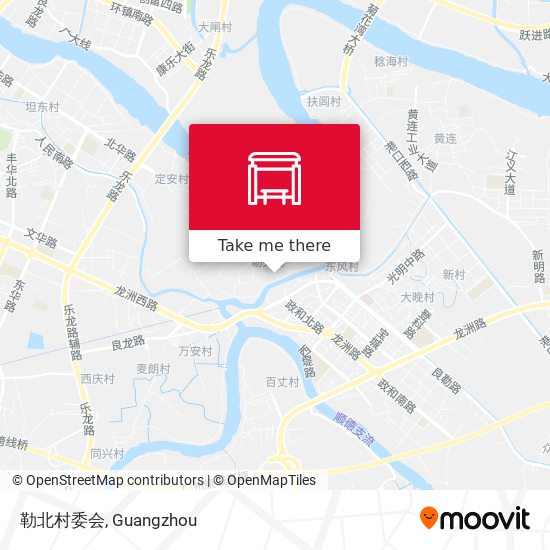 勒北村委会 map