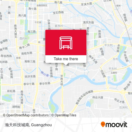 瀚天科技城南 map